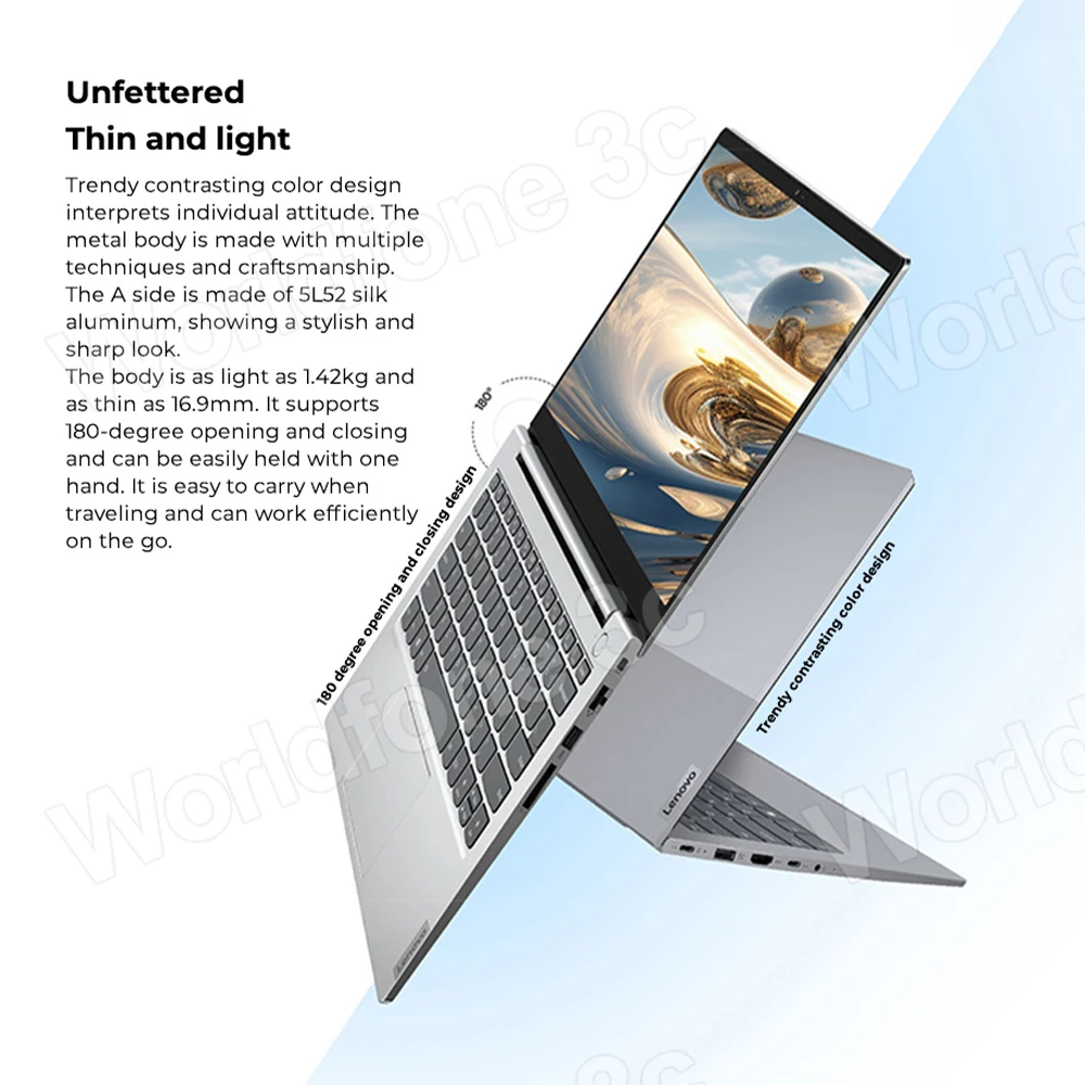 Ноутбук Lenovo 2023 ThinkBook 14 AMD R5 7530U/R7 7730U Radeon Graphics 16 Гб RAM 1 ТБ/2 ТБ SSD 14 дюймов 2,2 K клавиатура с подсветкой ноутбук