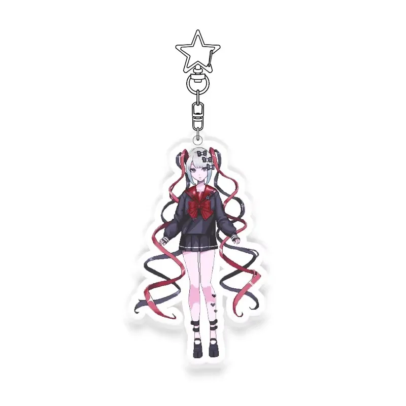 Needy Girl Overdose Acrylic Keychain Transparent Acrylic Decorate Accessories Exquisite Student Anime Cartoon Bag Birthday Gift