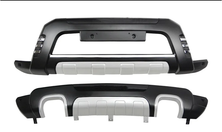 High quality plastic ABS Chrome Front+Rear bumper cover trim For KIA Sportage 2008 2009 2010 2011 Car decoration