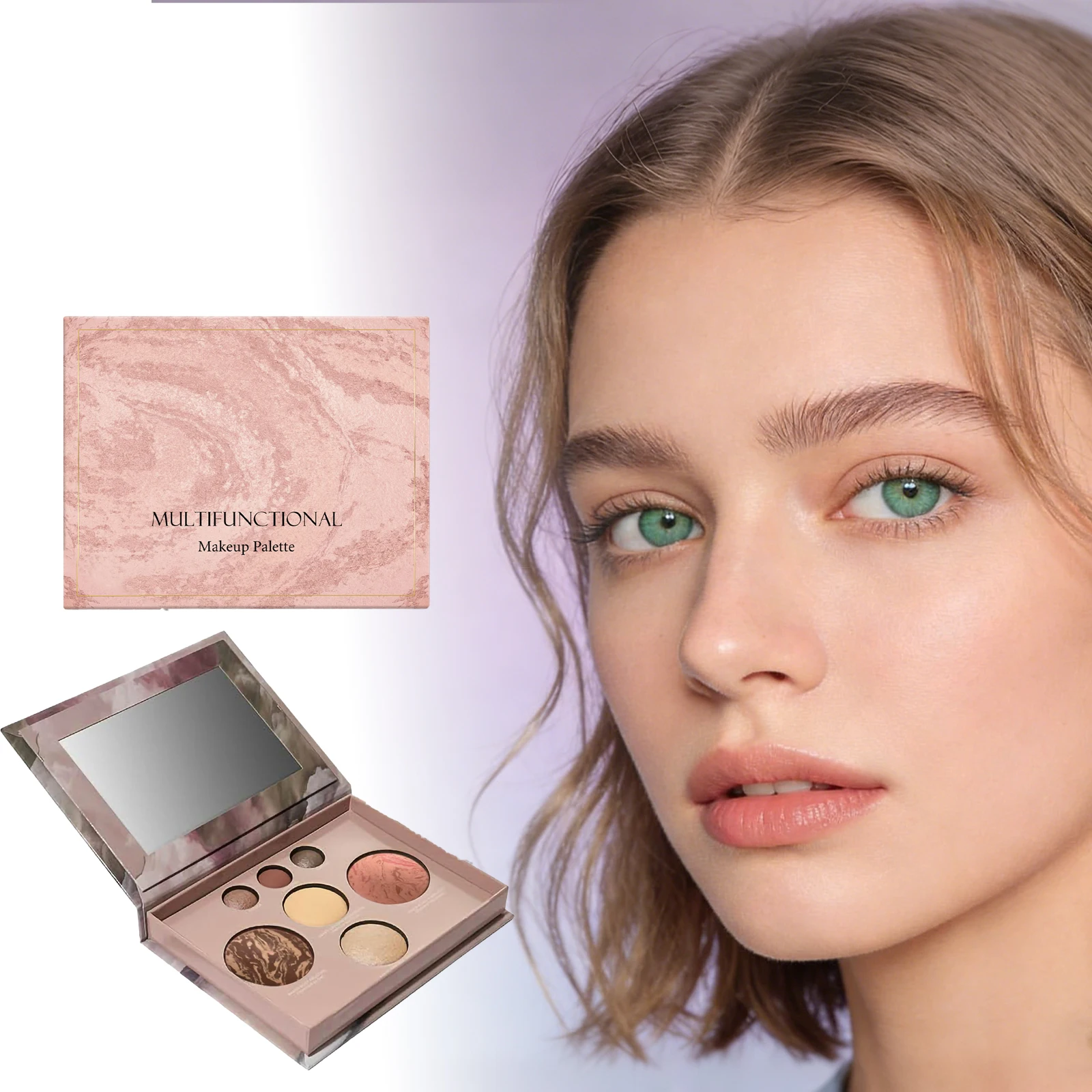 

Multi Functional Makeup Palette Lasting Coloring Easy Spread Meet Facial Beauty Styling Needs Portable Fashion Eyeshadow Palette