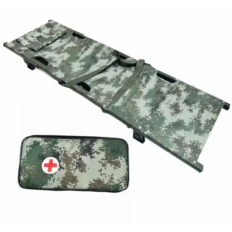 4 Fold Aluminium Alloy Ambulance Folding Portable Tactical Stretcher for Outdoor