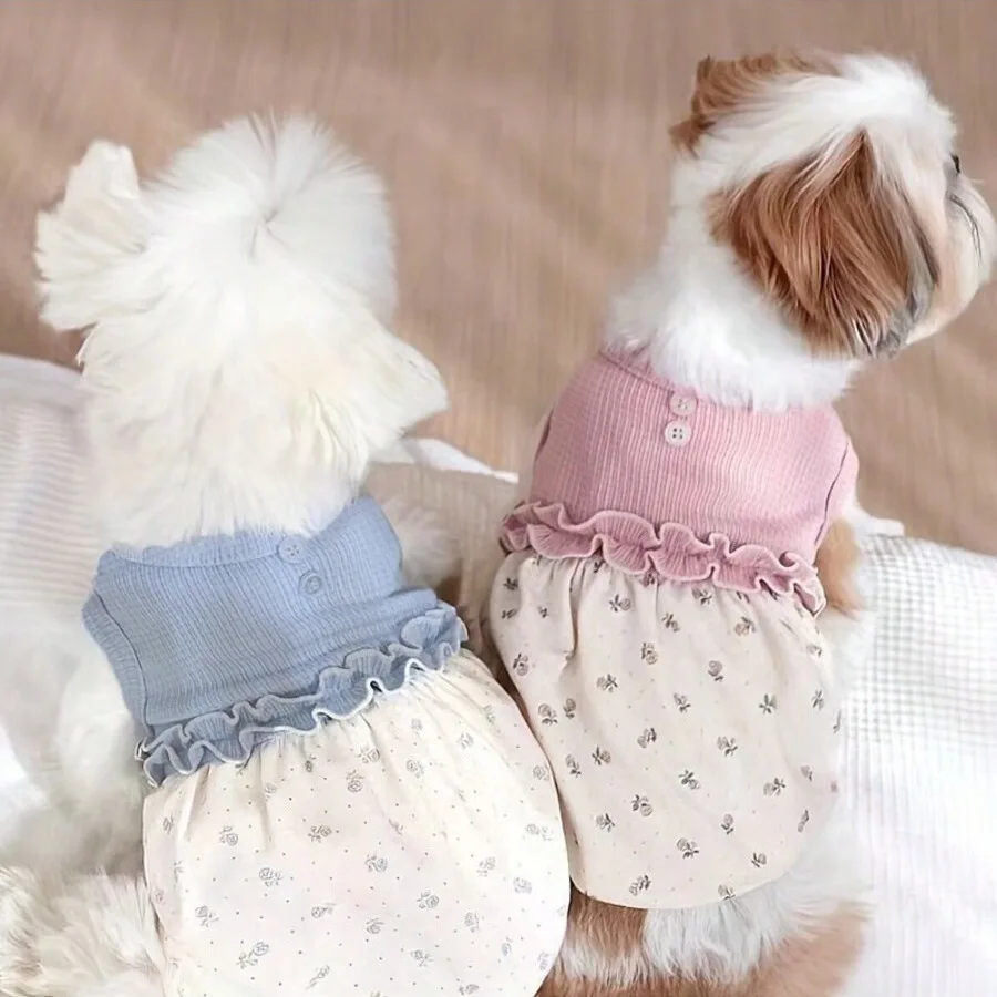 vestido-floral-para-caes-sem-mangas-estilo-waffle-para-primavera-e-verao-roupas-para-filhotes-de-porte-pequeno-e-medio-teddy-bichon-roupa-para-filhotes-para-atividades-ao-ar-livre