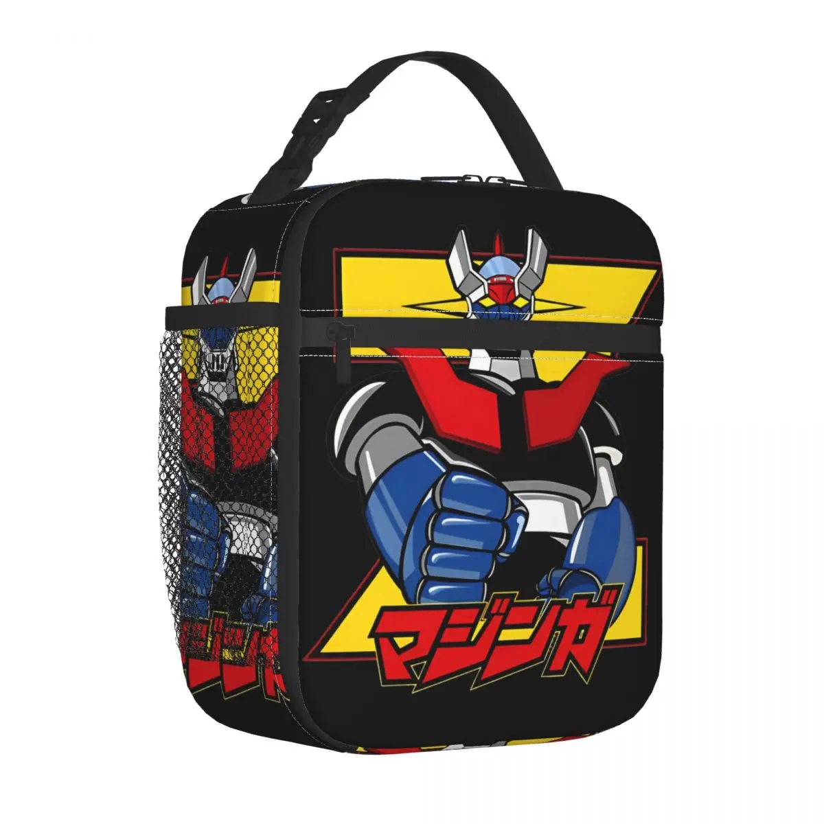 

Mazinger Robot Mazinger-Z Изолированные сумки для обедов, сумка-холодильник, ланч-контейнер, портативный тоут, Ланч-бокс для мужчин и женщин, для офиса и улицы