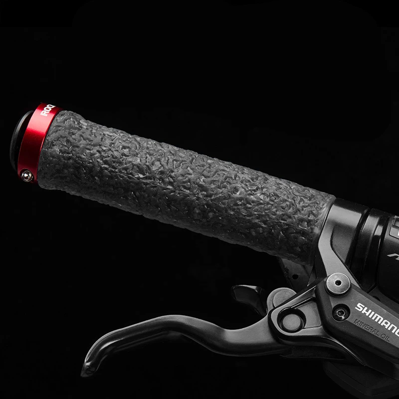 ROCKBROS Bicycle Grips Rubber Shockproof Anti-slip Locked MTB Road TPE Soft Cycling Handlebar Bike Accessories