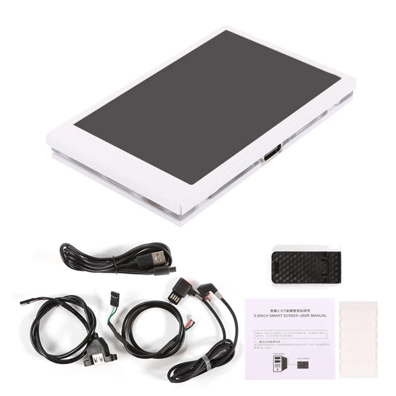 3.5Inch TypeC Sub Screen UsbC Small Screen for Computer Monitors AIDA64 Dropship