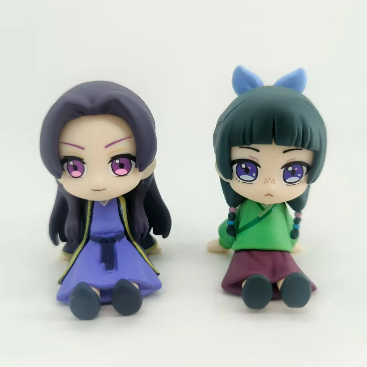 Аниме Apothecary Diaries Maomao Jinshi Фигурки ПВХ Kawaii Mao Mao Сидячие игрушки Настольный автомобиль Орнамент Модель Коллекционный подарок