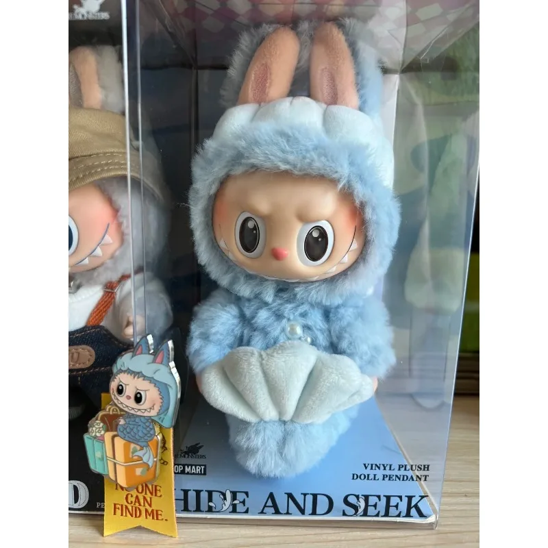 El juguete moderno Merlion LABUBU exclusivo de Singapur original y genuino de POPMART es un juguete de regalo de Navidad lindo y sorprendente
