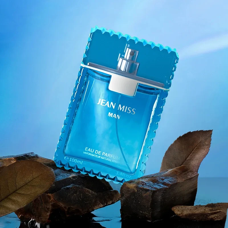 

100ml Men's Eau de Parfum - Fresh Citrus Aquatic Woody Scent, Long Lasting Cologne Spray for Daily & Dating