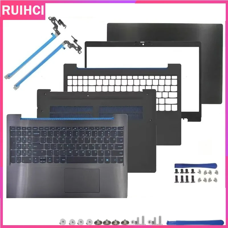 

For Ideapad L340-15 L340-15IRH New Laptop LCD Back Cover Front Bezel Upper Palmrest Bottom Base Case Keyboard Hinges