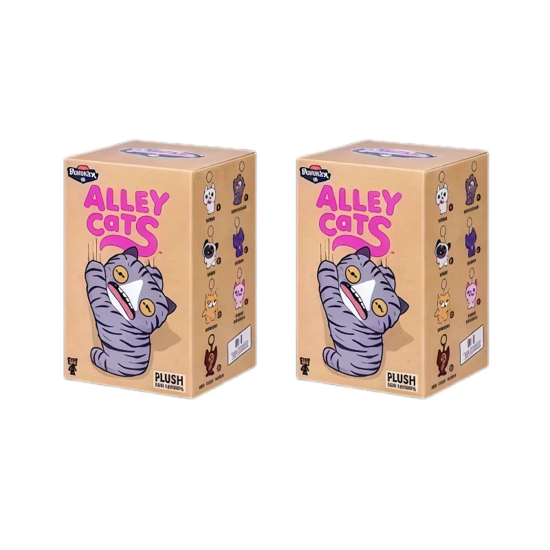 Neuer Verkauf: Original Fuggler Alley Cats Plüsch-Taschenanhänger-Serie – Blindbox-Schlüsselanhänger-Kollektion, Plüschtier-Anhänger, süßes Überraschungsgeschenk