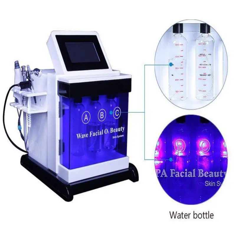 5 in 1 Beauty Facial Care Hydra Machine Oxygen Jet Peel Firming Dermabrasion Mask Skin Rejuvenation Water Aqua Peeling Device