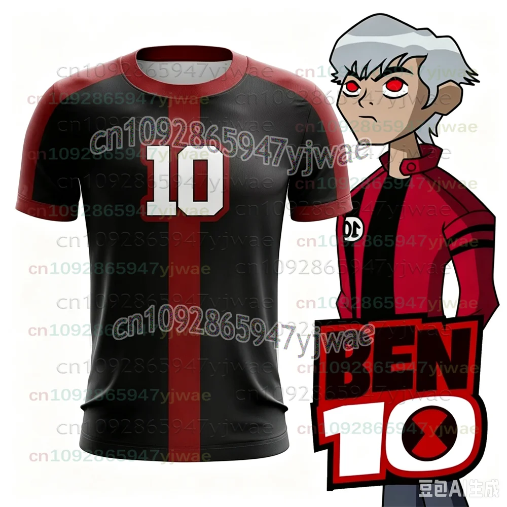 Amerikanische Anime Omnitrix Ben10 Cosplay T-Shirts 3D Ben Tennyson Druck Kinder Cartoon T-Shirt Sommer Erwachsene Harajuku Kurzarm Y2k Oberteile – Detail 15