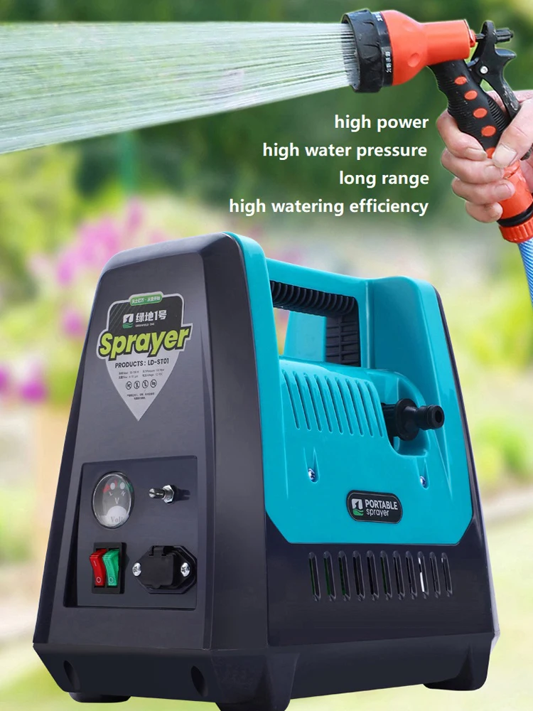 New Rechargeable Water Pump Portable Electric Sprayer Watering Machine Agricultural Rural Irrigation Smart Dual-core Motor