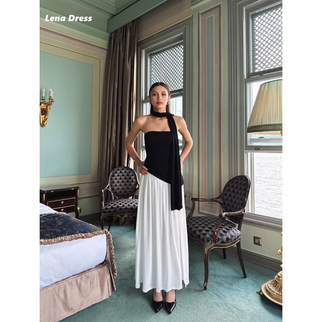 

Lena Chiffon Women's Prom Dress Luxury Women Evening Dress Custom Made Evening Dresses Woman Elegant Party Dresses 2025 Shawl
