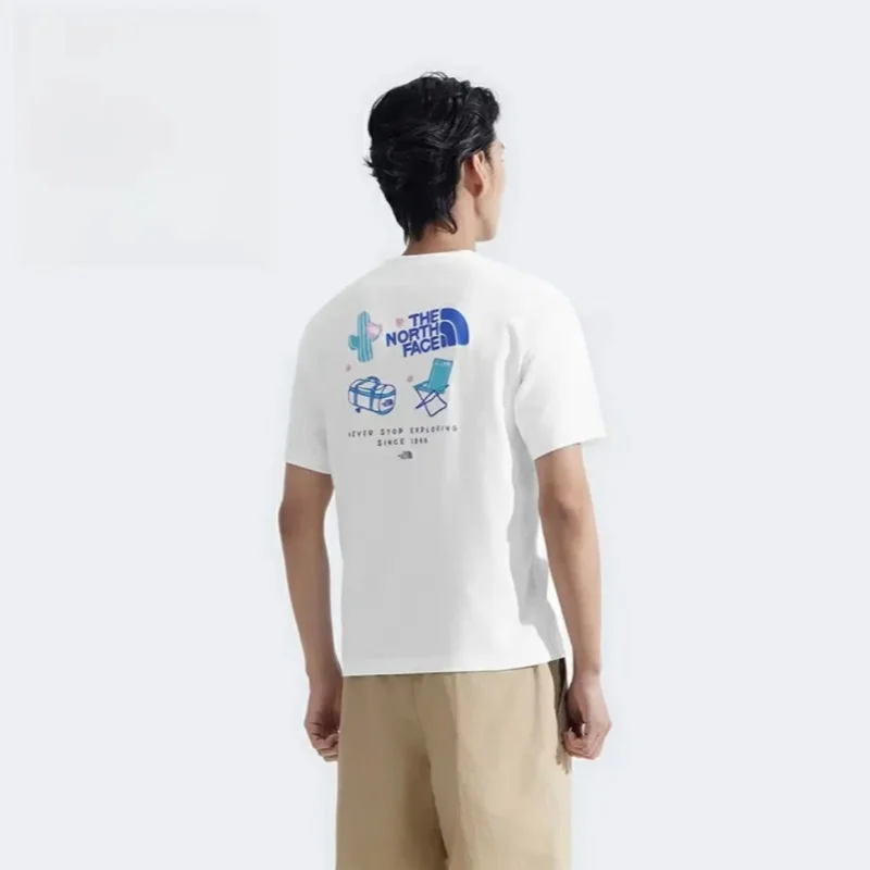 The North Face Breathable Travel Crew Neck Quick-Dry Short Sleeve T-Shirt Outdoor Series Unisex