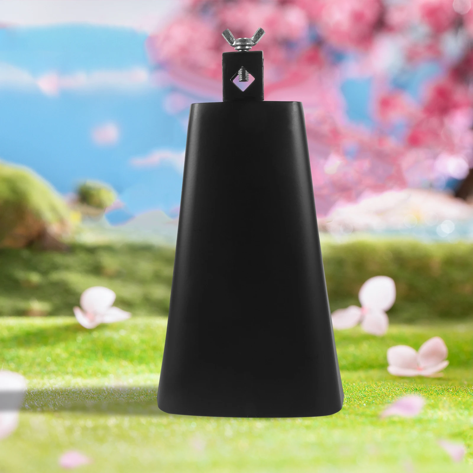 

Cowbell Musical Instrument Kids Instruments Percussion Metal with Handle Cowbells Toys