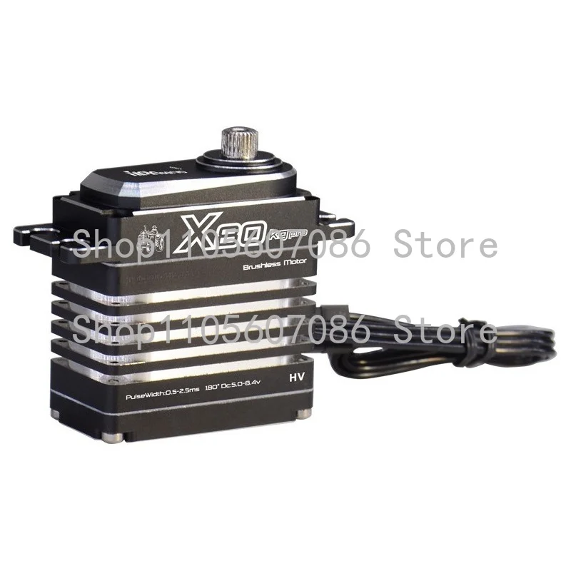 Suitable for Advanced Waterproof Digital Steering Gear X80KG Pro Brushless Motor High Torque RC Model Car