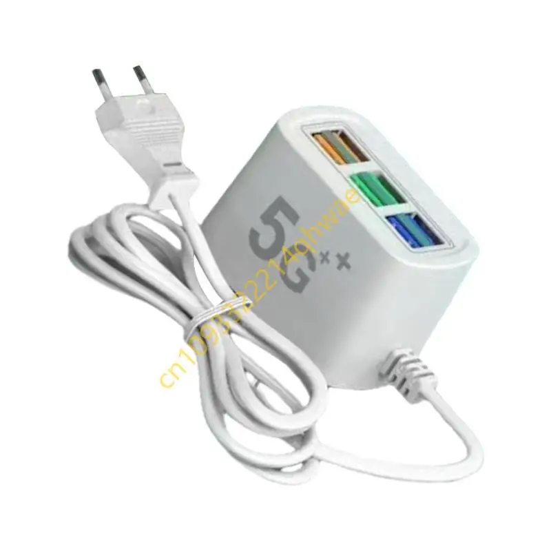 

USB Outlet Power Board 6-Port for Convenient Charging Phones USB Fan