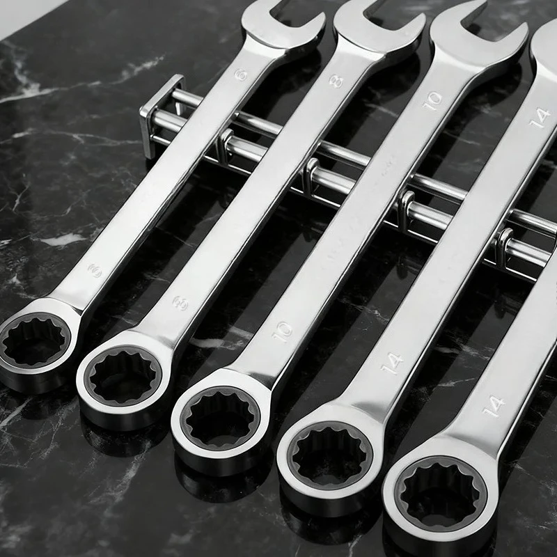 Conjunto de Chaves Catraca de 72 Dentes, Ferramentas Manuais Métricas, para Encanamento, Ferramentas Automotivas, Ferramentas para Motocicletas, Chaves de Soquete e Porcas para Mecânicos