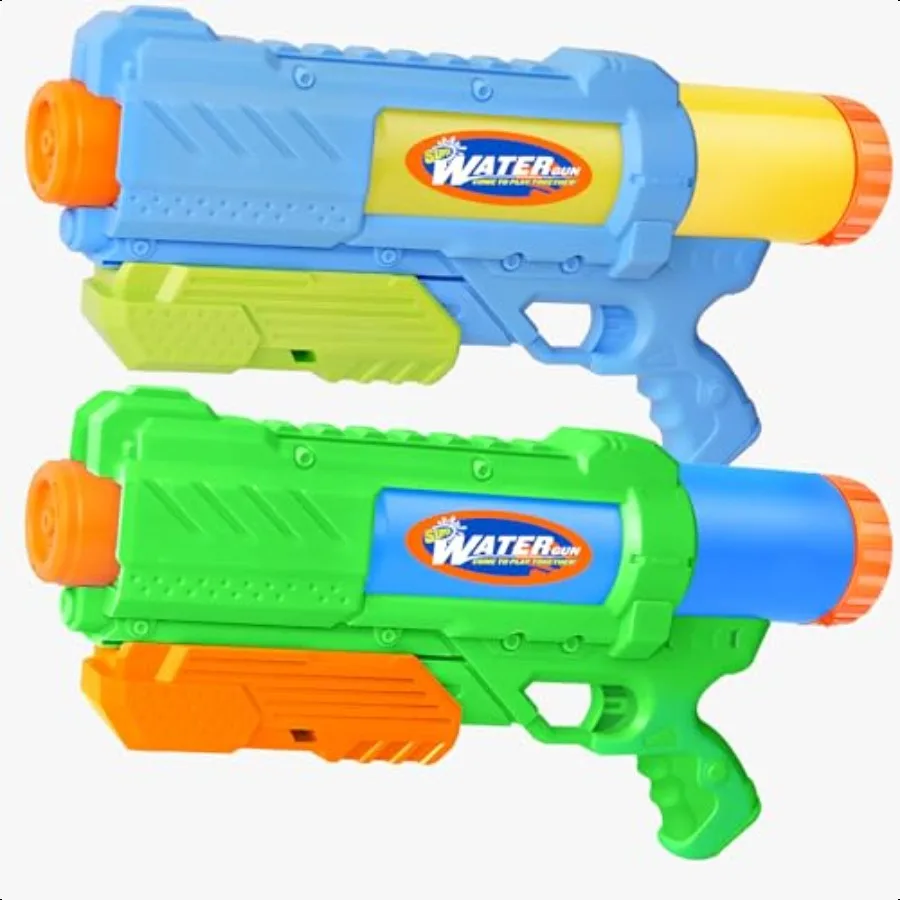 

er Water Gun for Adults: 2 Pack Squirt Blasters 1200cc er Water Gun Soaker with Imprive Range Ideal Toys for Summer Outdoor Swi