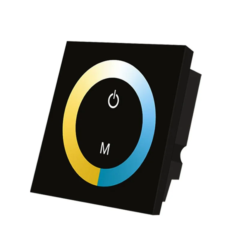 M11K-Touch 86 Panel Dual Color Controller For LED Dual Color Temperature Light Strip Dimmer DC12-24V