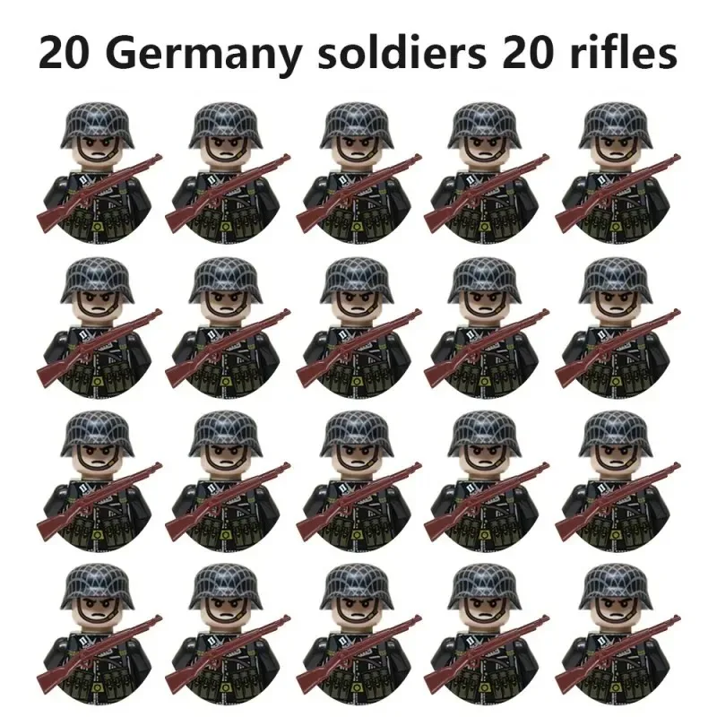20 Soviet Union Joint Military Soldiers United States, Britain, France, Japan, Canada and Italy Action Figures Toys Gifts