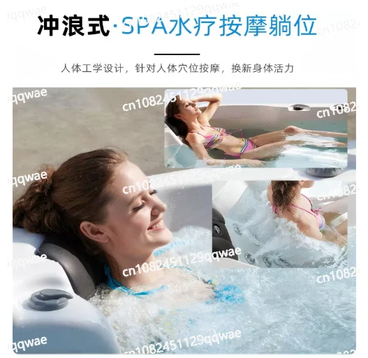 Outdoor Smart Surfing Jacuzzi Villa Heated Heated Hotel Hot Spring Homestay Multiplayer Spa Spa Pool