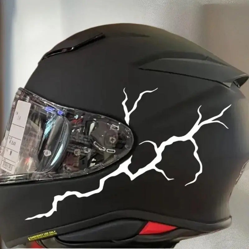 

Светоотражающие виниловые наклейки своими руками для мотоциклетных шлемов — дизайн молний, водонепроницаемые