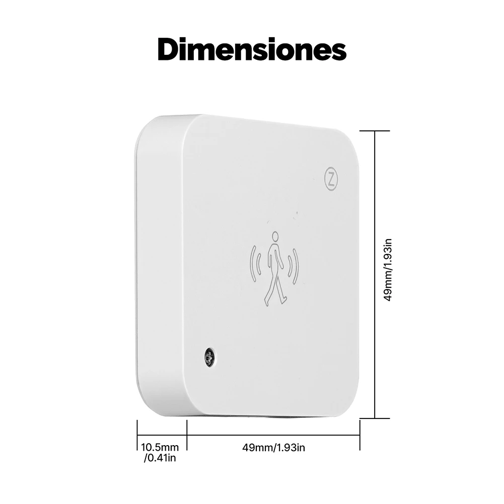 Zigbee WiFi MmWave كاشف الرادار مع مستشعر الإنارة كشف الحركة بدون حركة تنبيهات إشعار التطبيق لأتمتة المنزل