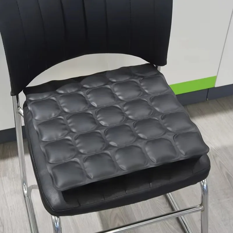 Air Inflatable เบาะรองนั่งฉีดน้ําเก้าอี้ Pad แบบพกพา Breathable Comfort Hemorrhoid Tailbone Pain Relief