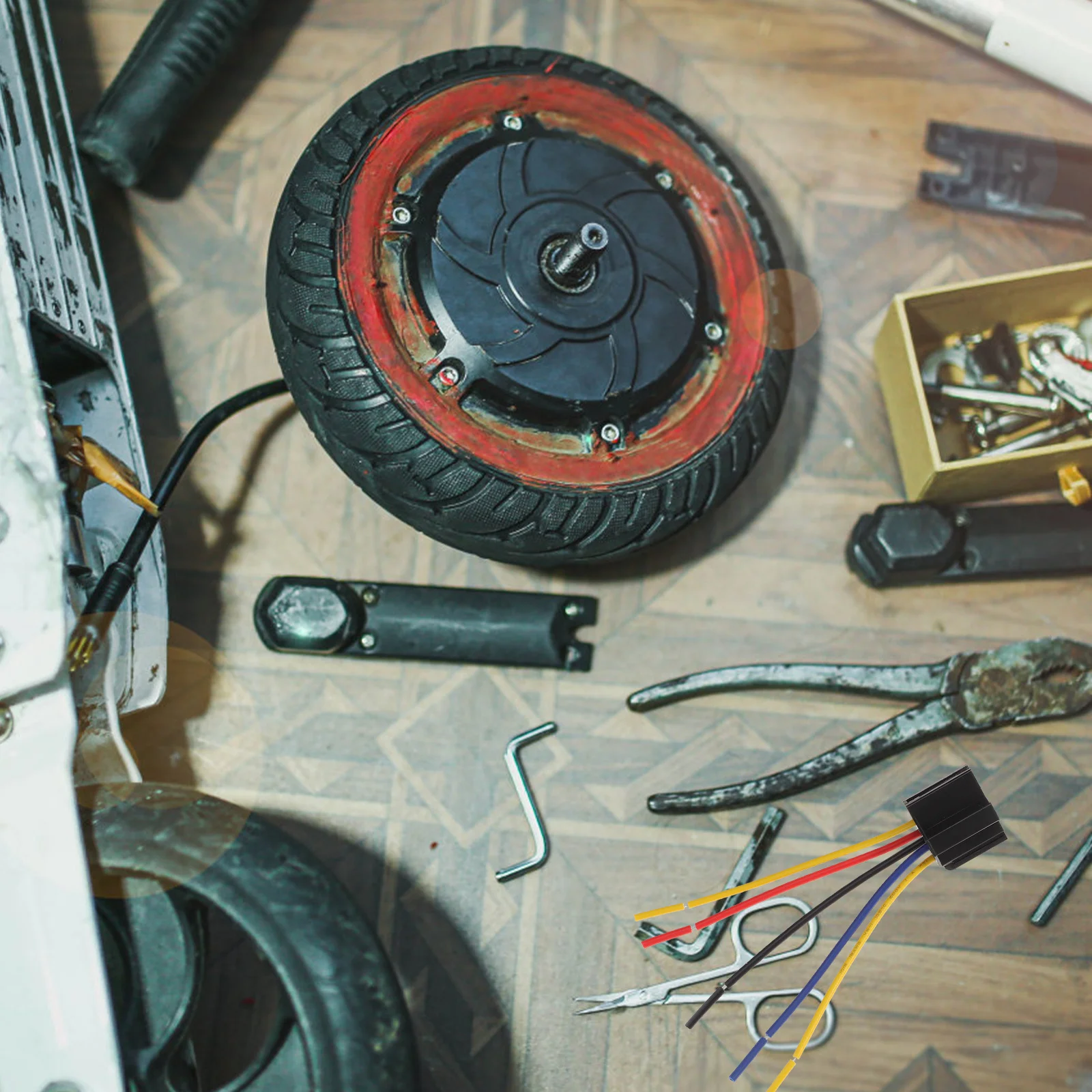 

5Pcs Auto Relay 5 Pin Socket Base Universal Automotive Relay 12V 40a High Performance for Car Alarm Horn Headlights