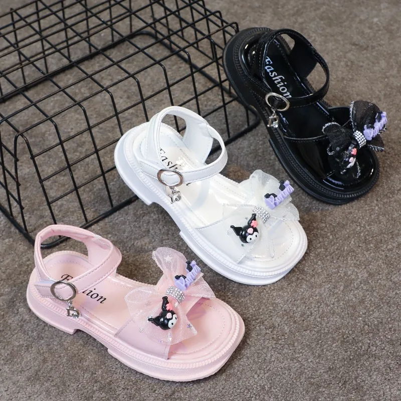 

Summer Kuromi Anime Kawaii Ins Baby 2025 Casual Shoes Cute Cartoon Princess Children Breathable Fashion Scandal Gifts Toys