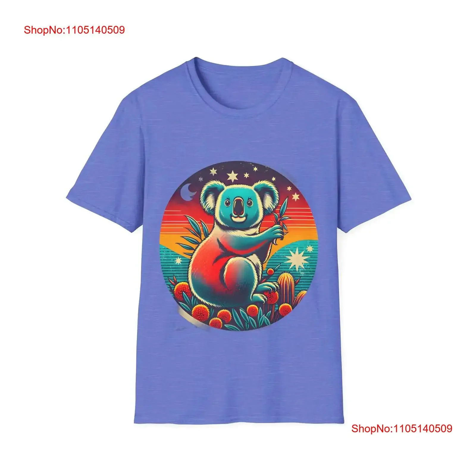 تي شيرت ريترو كوالا جيلدن سوفت ستايل تي شيرت عتيق مغسول أنيق كاجوال مريح جرافيك أوم قليلاً للجنسين متعدد الاستخدامات