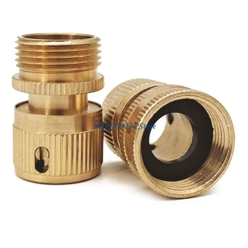 

H7ED 2 шт. ремонтный полив 3/4 дюйма латунный быстрый разъем для орошения сада, двора и газона