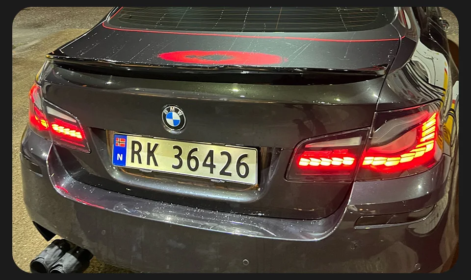 AKD Tail Lamp for BMW F10 F18 5 Series LED Tail Light 2011-2016 528i 530i Rear Fog Brake Turn Signal Automotive Accessories