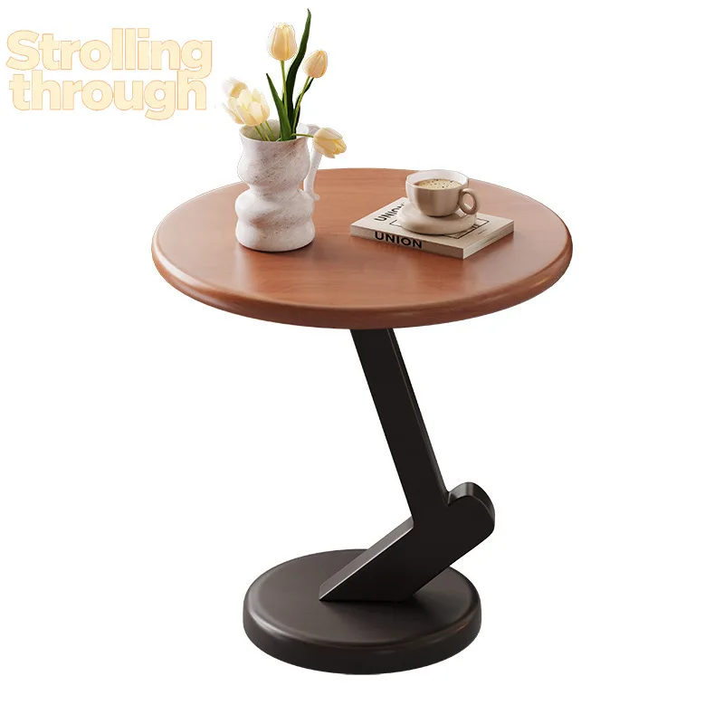 

Modern simple living room tea table small apartment sofa side balcony coffee table bedside shelf