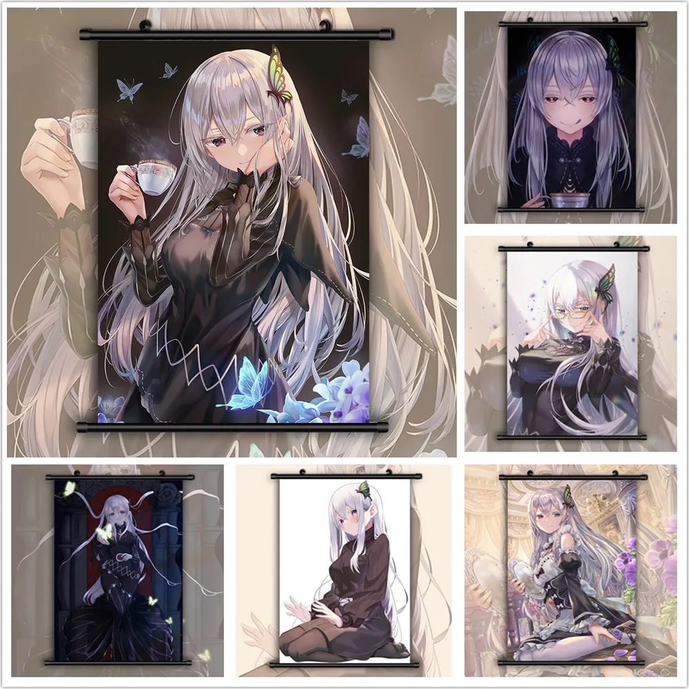 Diamond Painting Re-Zero Echidna HD Anime Rhinestones Diamond Embroidery Home Decor 5D DIY Diamond Mosaic Cross Stitch Kit