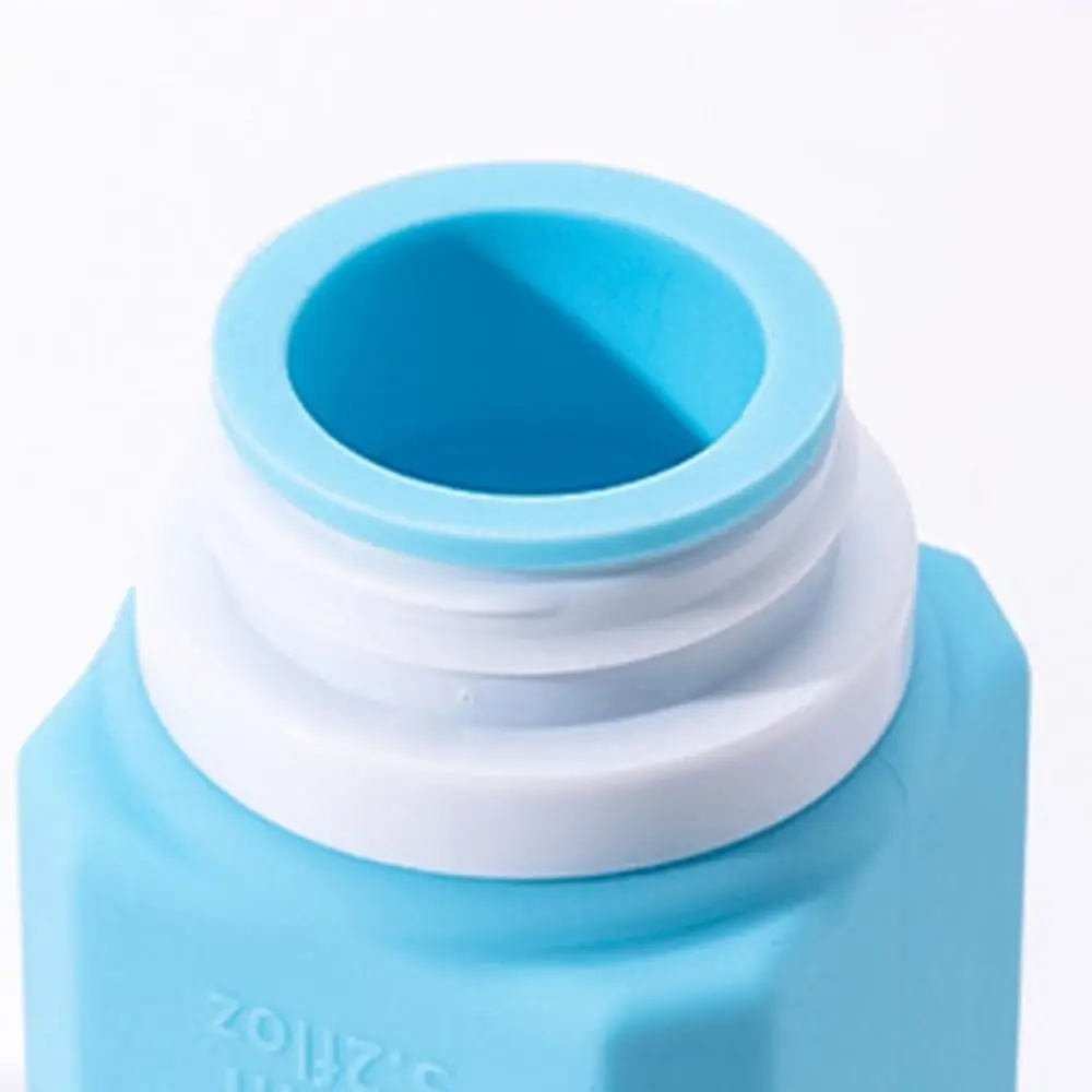 60/90ML Silicone Refillable Bottles Squeeze Large Capacity Shower Gel Lotion Bottle Visible Design Shampoo Sub-Bottling Travel