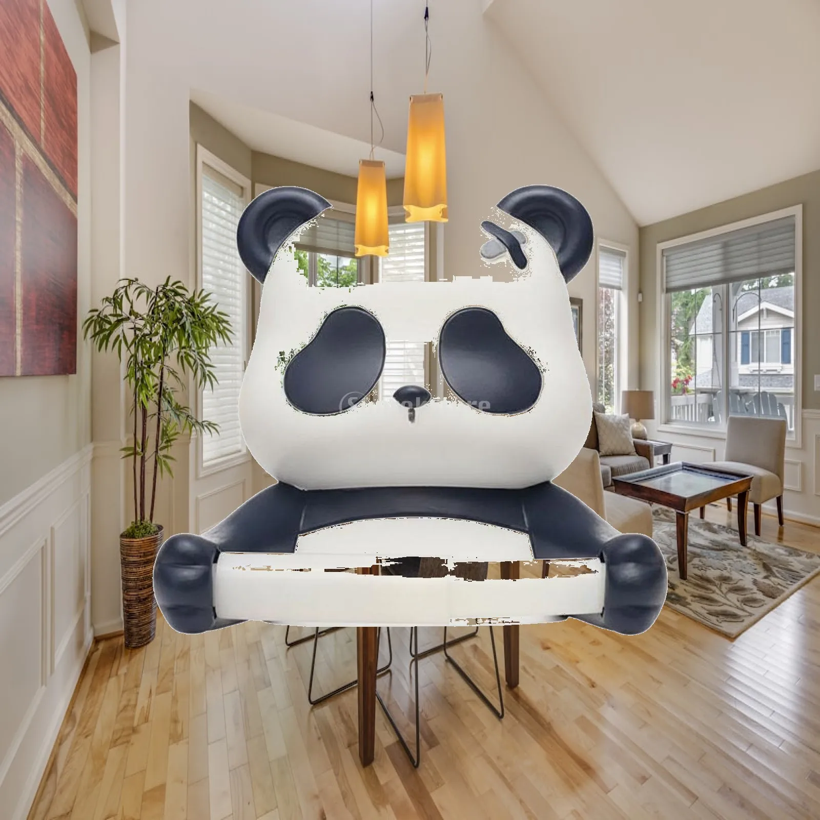 Cartoon Panda Toilet Paper Holder Decorative Creature Themed Bathroom Decor