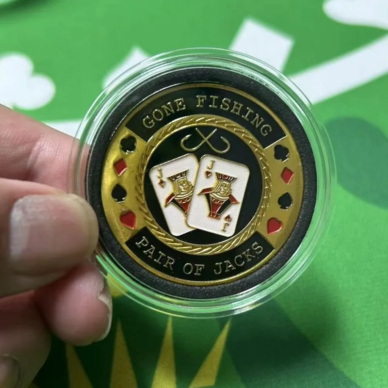 Lucky Poker Coin Card Guard Protector Poker Cards Good Luck Challenge Coin Casino Chips Dealer Token Souvenir Collectible Gifts, image 20