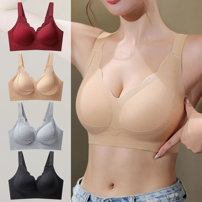 

Bras For Women Anti-sagging Adjustable Underwear Lifting Small Breasts Gathering Collecting Brassiere Wireless Lingerie New