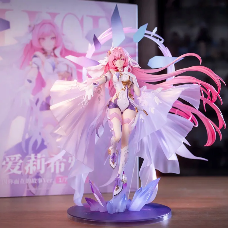 

100% Mihoyo Honkai Impact 3rd Elysia Herrscher Of Human: Ego Because Of You Ver. 1/7 Scale Figure 38cm Pvc Statue Collectible
