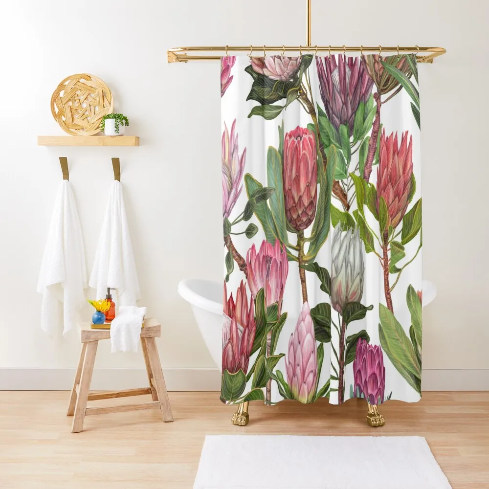 

Protea Shower Curtain Bathroom Shower Set For Bathroom Accessories For Shower And Services For Bathroom Set Curtain