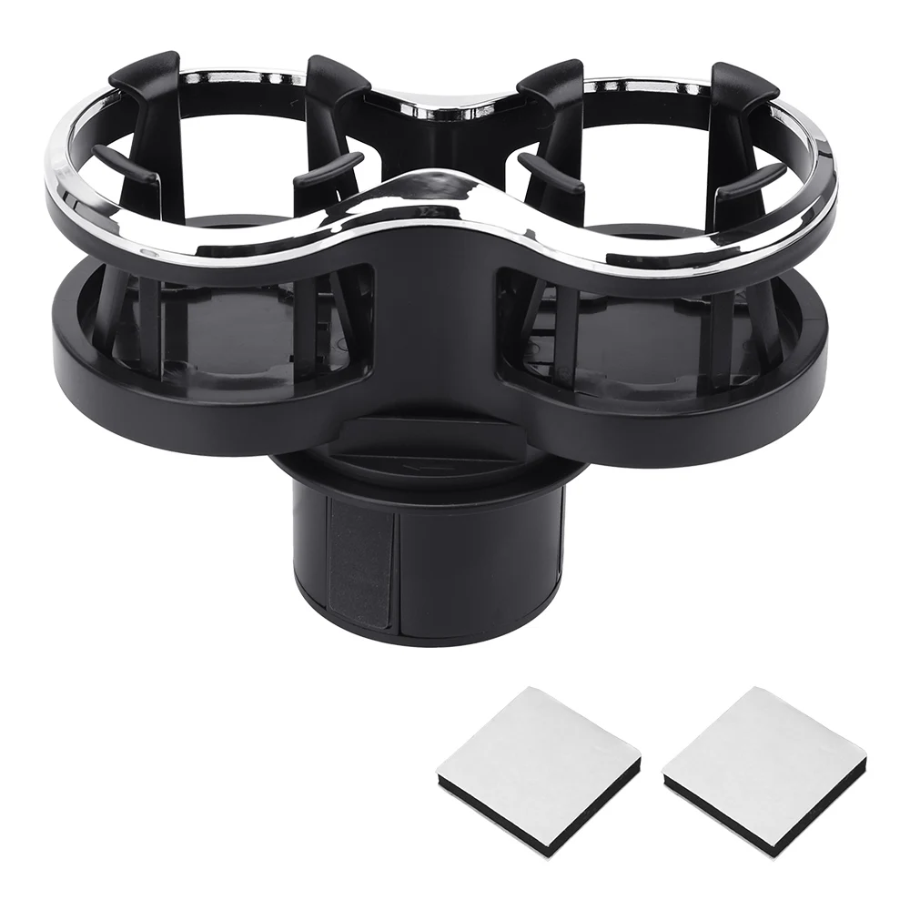 Glasses Phone Organizer Dual Drinking Bottle Holder Car-styling Car Mounted Glass Rack Car Cup Holder Tea Cup Stand Bracket