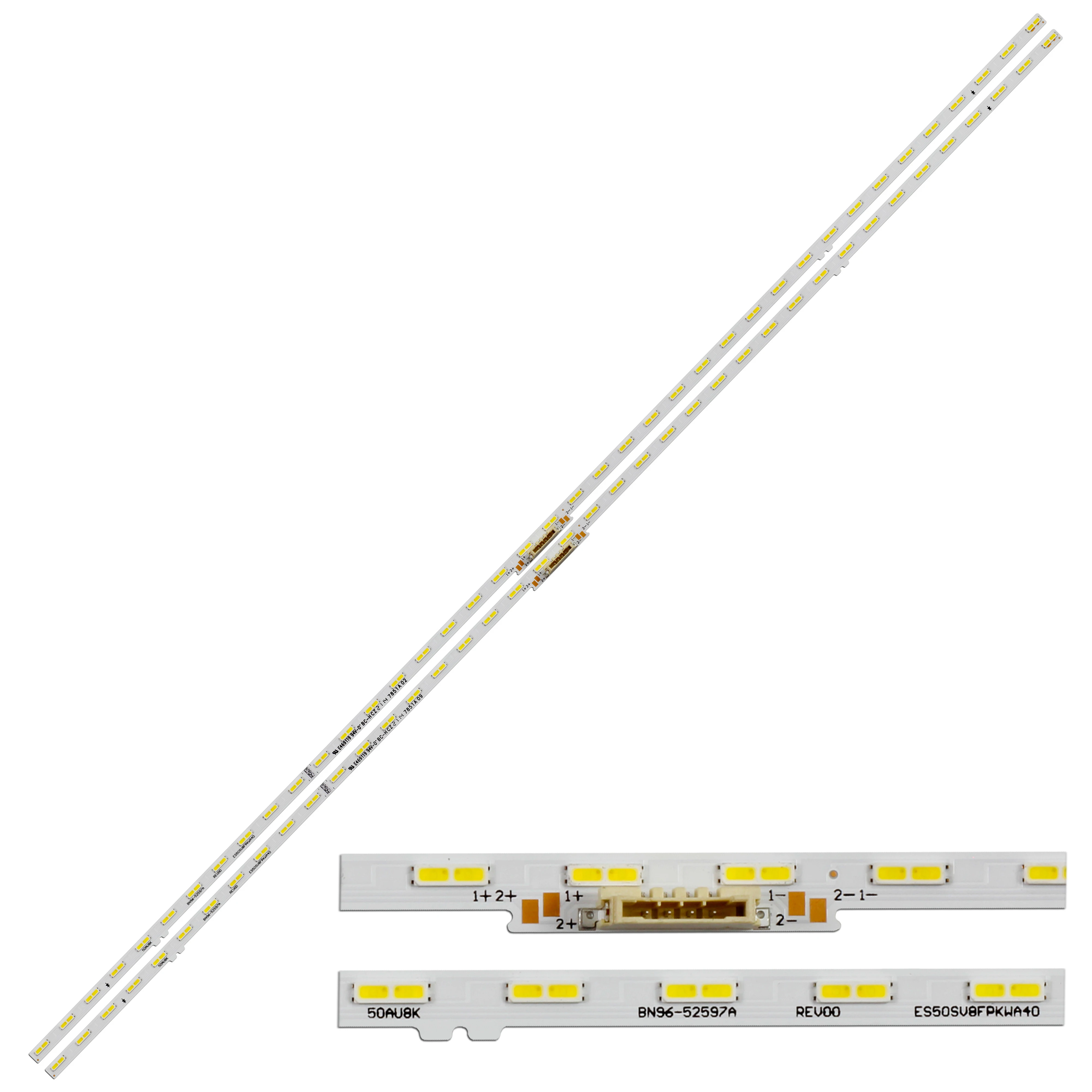 1/5/10Kits LED Bar UN50AU8000B UN50AU8000 UE50AU9007 UE50AU8070U UE50AU9000 UE50AU9007K UE50AU9000K CY-SA05HGNY1V LM41-01041A