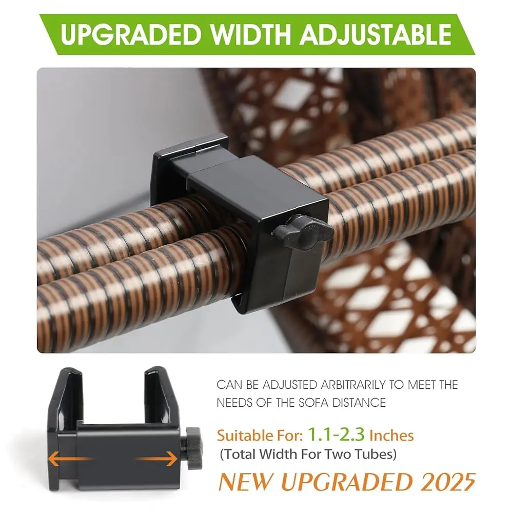 Adjustable Outdoor Furniture Clips Patio Sofa Clips,Sectional Sofa Furniture Cs,Rattan Furniture Clamps Wicker Chair Fasteners,