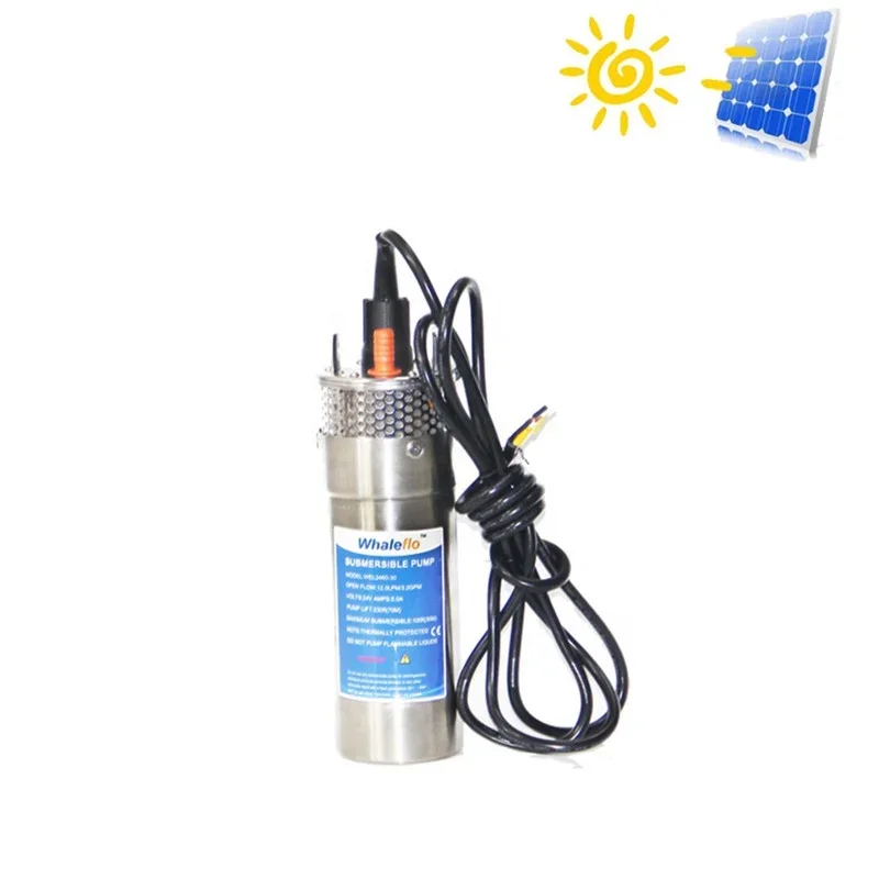 Whaleflo 12LPM pompe solaire 12v dc solar pump water brushless motor solar powered irrigation water pump