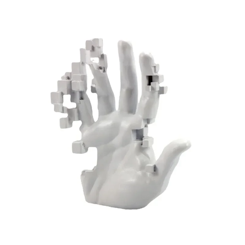 Moderne decoratie mozaïek sculptuur handmodel hars abstract beeldje thuis desktop decor mode studie kantoor standbeeld