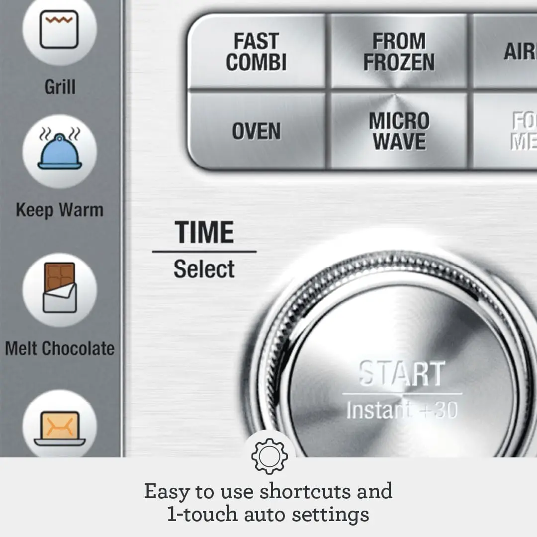 콤비 웨이브 마이크로 웨이브, 브러시드 스테인리스 스틸, 3 in 1