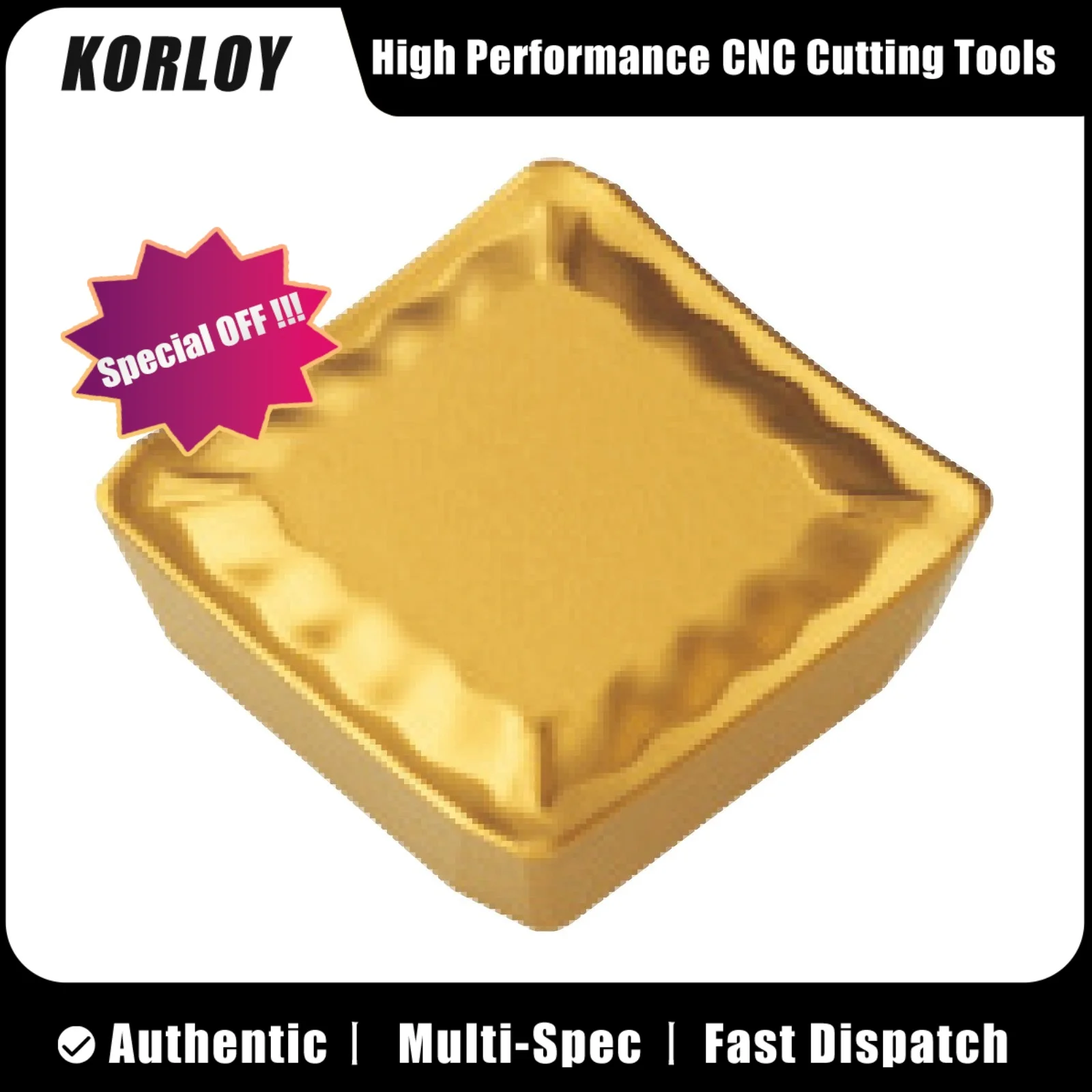 

KORLY Оригинальная фрезерная пластина SPCN SPCN1203EDR-S20 PC9530, 10 шт.